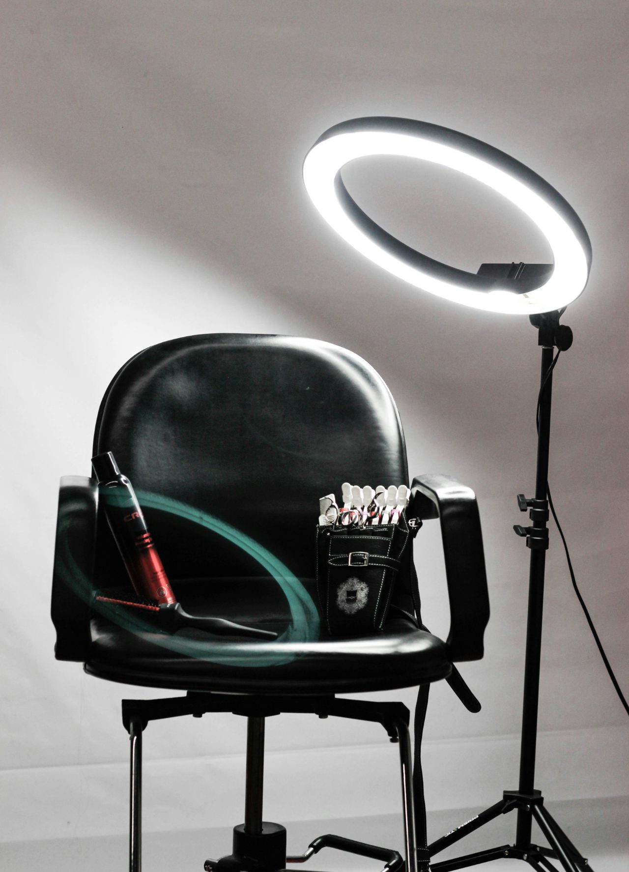 Éclairage de studio prêt pour une séance image