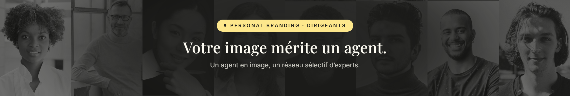 La bannière LinkedIn réelle de l’agence